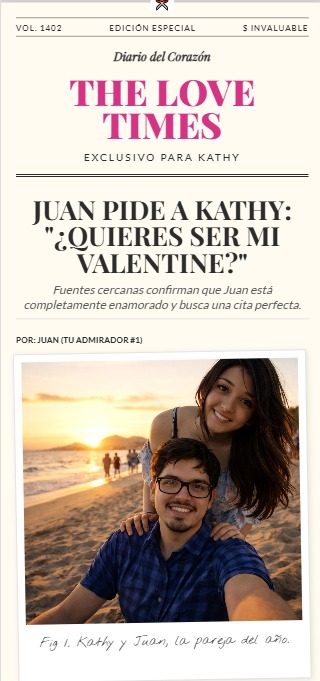 Vista previa Periódico del Amor